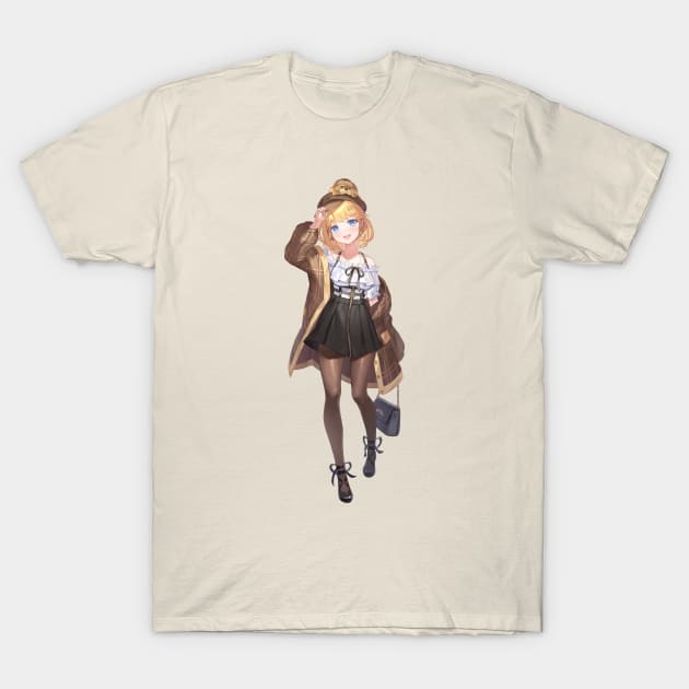 Hololive Amelia Watson T-Shirt by Sorenmercier